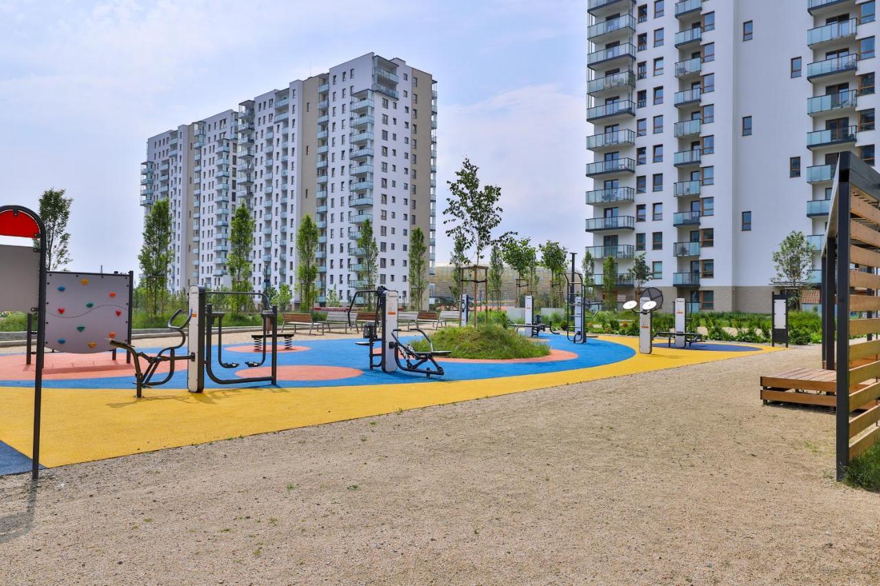 Nowa Letnica Apartments With Sauna & Gym & Kids Play In Gdansk By Noclegi Renters Экстерьер фото
